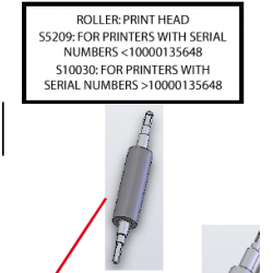 RODILLO CABEZAL DE IMPRESION