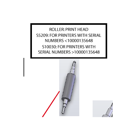 RODILLO CABEZAL DE IMPRESION