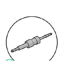 RODILLO CORTO PARA IMPRESORAS