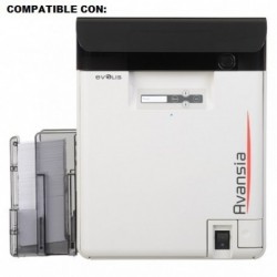 RIBBON EVOLIS RT4F010AAA YMCK CINTA RETRANSFERENCIA